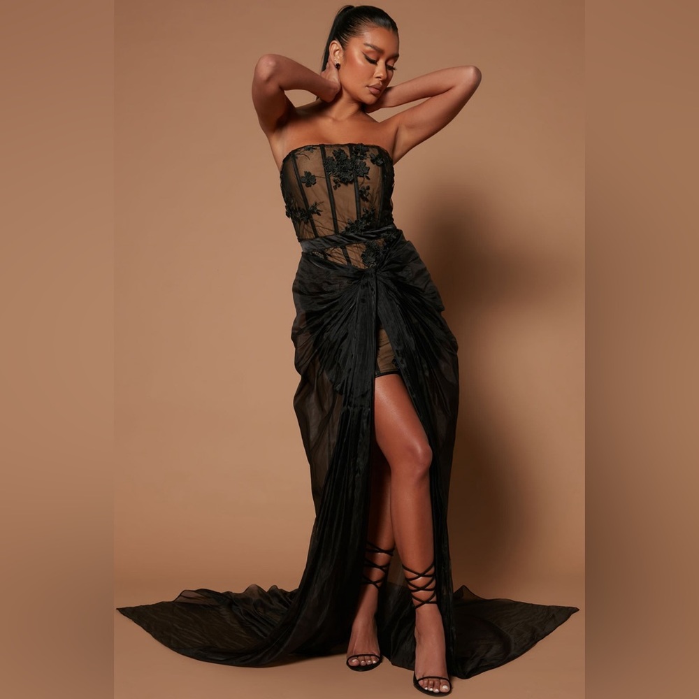 Black Cocktail Dress Size XL